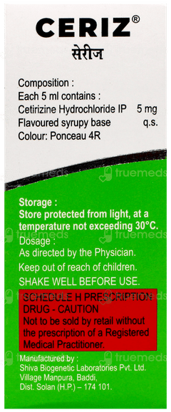 Ceriz Syrup 60Ml