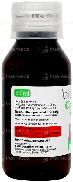 Cetiriz Syrup 60ml Cetiriz Syrup 60ml