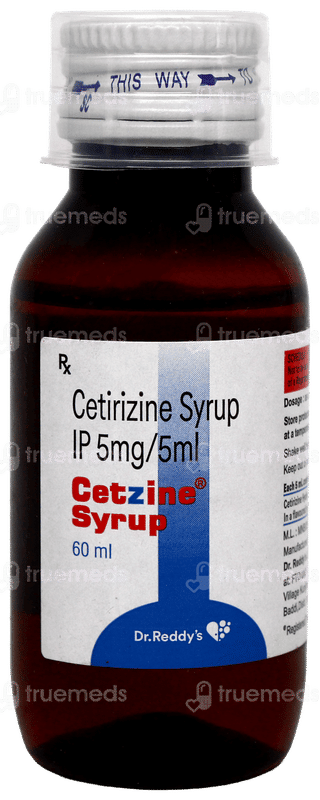 Cetzine Syrup 60Ml