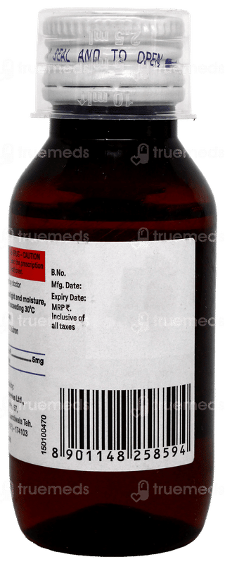 Cetzine Syrup 60Ml