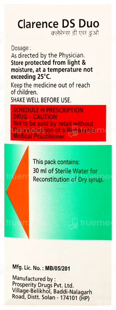 Clarence Ds Duo Suspension 30ml Clarence Ds Duo Suspension 30ml