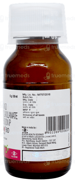 Clavam Bid Dry Syrup 30ml