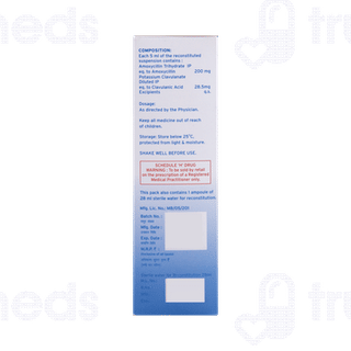 Clavcare W 200/28.5 Mg Syrup 30 Ml