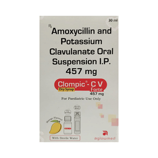 Clompic Cv Forte Mango Flavour Dry Syrup 30Ml