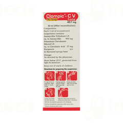 Clompic Cv Forte Mango Flavour Dry Syrup 30Ml Clompic Cv Forte Mango Flavour Dry Syrup 30Ml