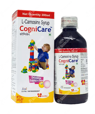 Cognicare Bubblegum Flavour Syrup 200ml