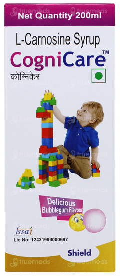 Cognicare Bubblegum Flavour Syrup 200ml