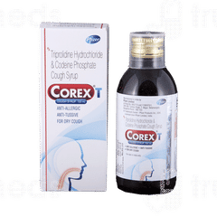 Corex T 10/1.25 MG Syrup 100 ML Corex T 10/1.25 MG Syrup 100 ML