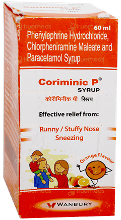 Coriminic P Orange Flavour Syrup 60Ml Coriminic P Orange Flavour Syrup 60Ml