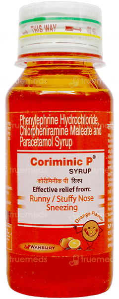 Coriminic P Orange Flavour Syrup 60Ml Coriminic P Orange Flavour Syrup 60Ml