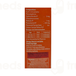 Coriminic P Orange Flavour Syrup 60ml