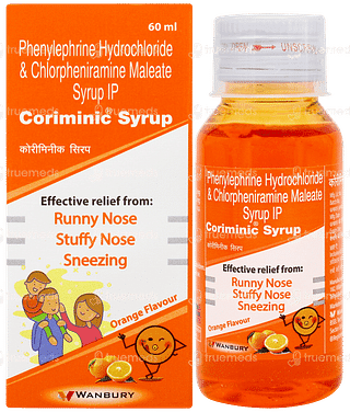 Coriminic Orange Flavour Syrup 60ml