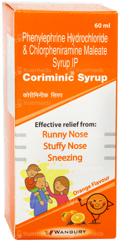 Coriminic Orange Flavour Syrup 60ml