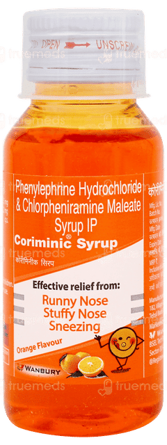 Coriminic Orange Flavour Syrup 60ml