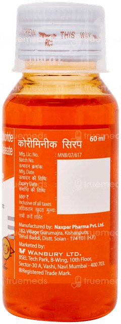 Coriminic Orange Flavour Syrup 60ml