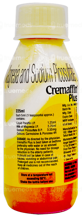 Cremaffin Plus Refreshing Flavour Sugar Free Emulsion 225ml