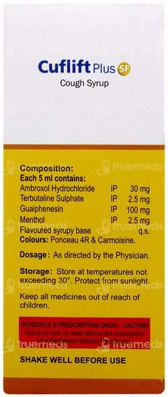 Cuflift Plus Sf Syrup 100ml