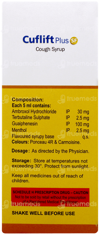 Cuflift Plus Sf Syrup 100ml