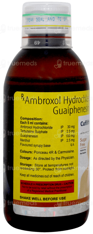 Cuflift Plus Sf Syrup 100ml