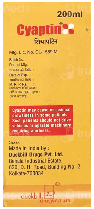 Cyaptin Syrup 200Ml
