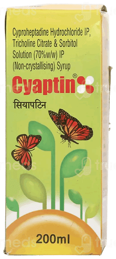 Cyaptin Syrup 200Ml Cyaptin Syrup 200Ml