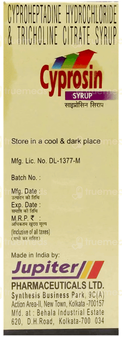 Cyprosin Syrup 200Ml Cyprosin Syrup 200Ml