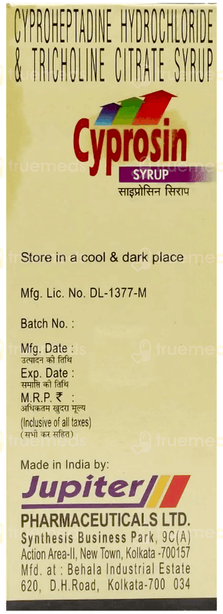 Cyprosin Syrup 200Ml