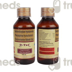 D Tus 100/10/5/4 MG Syrup 100 ML