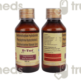 D Tus 100/10/5/4 MG Syrup 100 ML