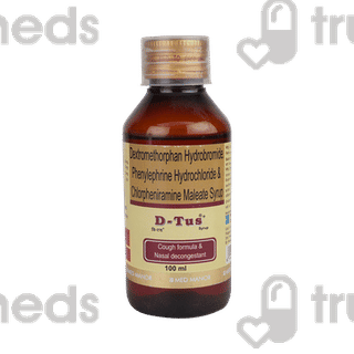 D Tus 100/10/5/4 MG Syrup 100 ML