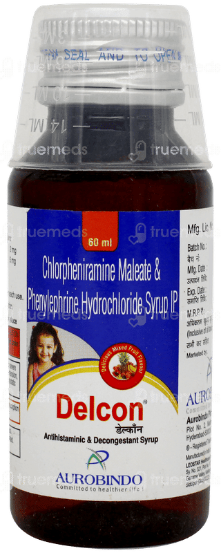 Delcon Mixed Fruit Flavour Syrup 60ml