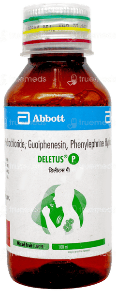 Deletus P Mixed Fruit Flavour Syrup 100Ml Deletus P Mixed Fruit Flavour Syrup 100Ml