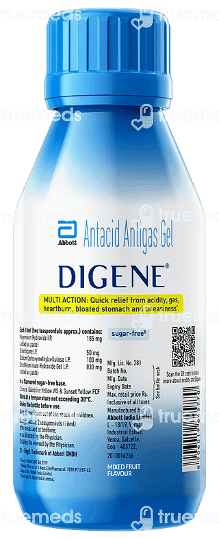 Digene Mixed Fruit Flavour Gel 200ml