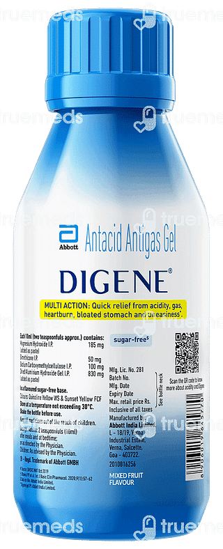Digene Mixed Fruit Flavour Gel 200ml