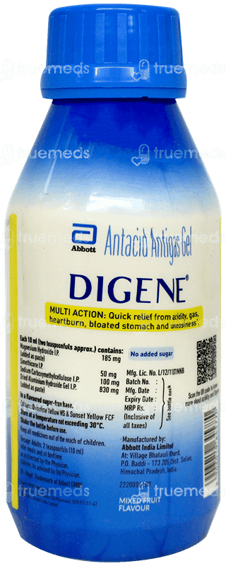Digene Mixed Fruit Flavour Gel 200Ml