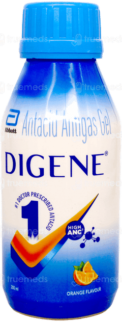 Digene Orange Flavour Gel 200Ml