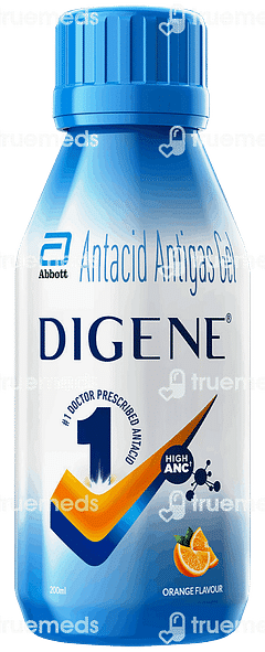 Digene Orange Flavour Gel 200ml Digene Orange Flavour Gel 200ml