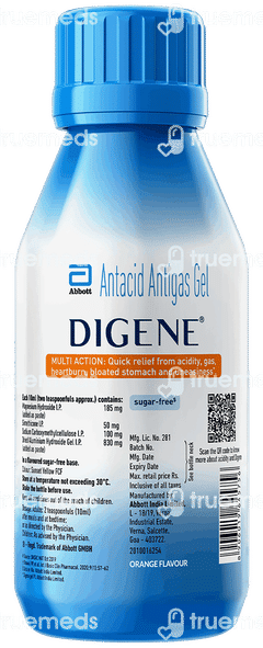 Digene Orange Flavour Gel 200ml