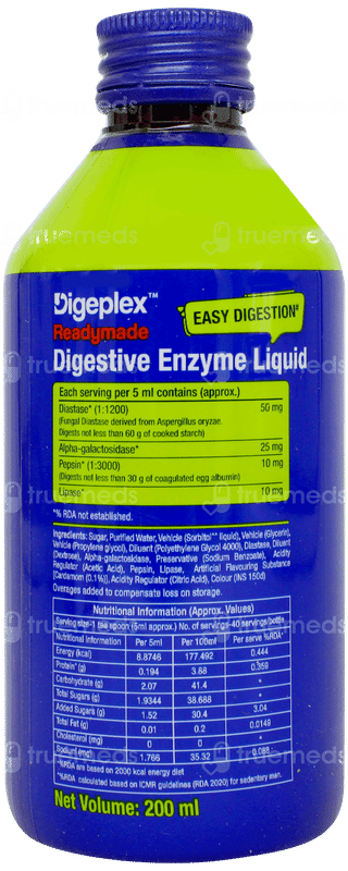 Digeplex Readymade Cardamom Flavour Syrup 200ml
