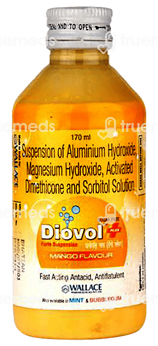 Diovol Forte Mango 300/40/250 MG Syrup 170 ML