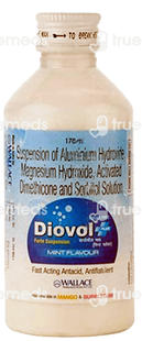 Diovol Plus Forte Mint Flavour Sugar Free Syrup 170 ML