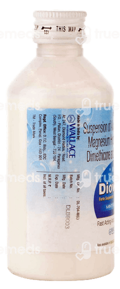 Diovol Plus Forte Mint Flavour Sugar Free Solution 170ml