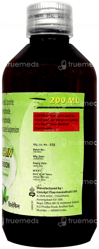 Disocain Mint Flavour Suspension 200Ml