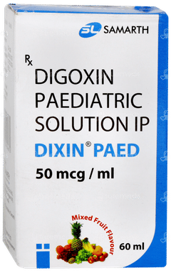 Dixin Paed Mixed Fruit Flavour Solution 60ml Dixin Paed Mixed Fruit Flavour Solution 60ml