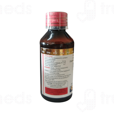 Dm 2/10 MG Syrup 100 ML | Order Dm 2/10 MG Syrup 100 ML Online at Truemeds