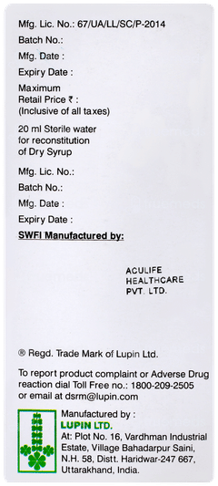 Doxcef 100 Suspension 30ml Doxcef 100 Suspension 30ml