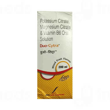 Duo Cytra Mixed Fruit Flavour Sugar Free Solution 200ml
