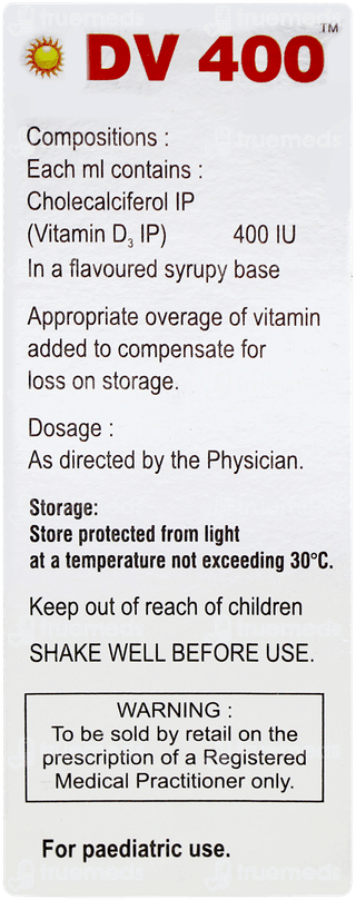 Dv 400 Syrup 30ml