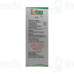 E Tag Syrup 100ml