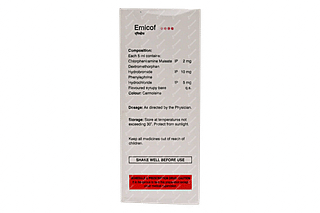 Emicof 5/2/10 MG Syrup 100 ML